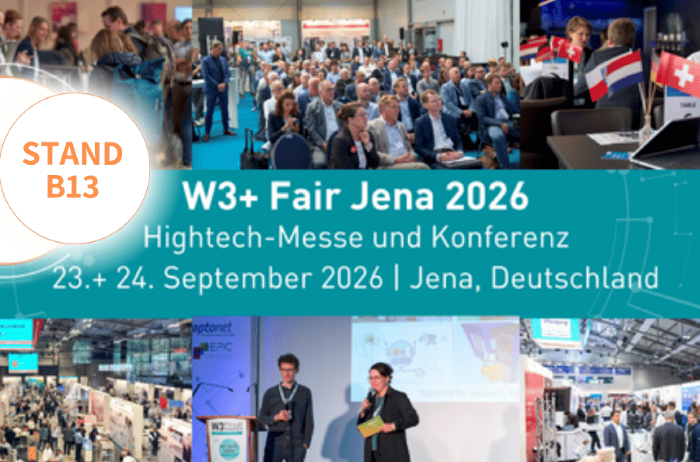 W3+Fair 2026 Jena Hightech-Messe und Konferenz 23. und 24. September 2026 in Jena Deutschland PWB AG
