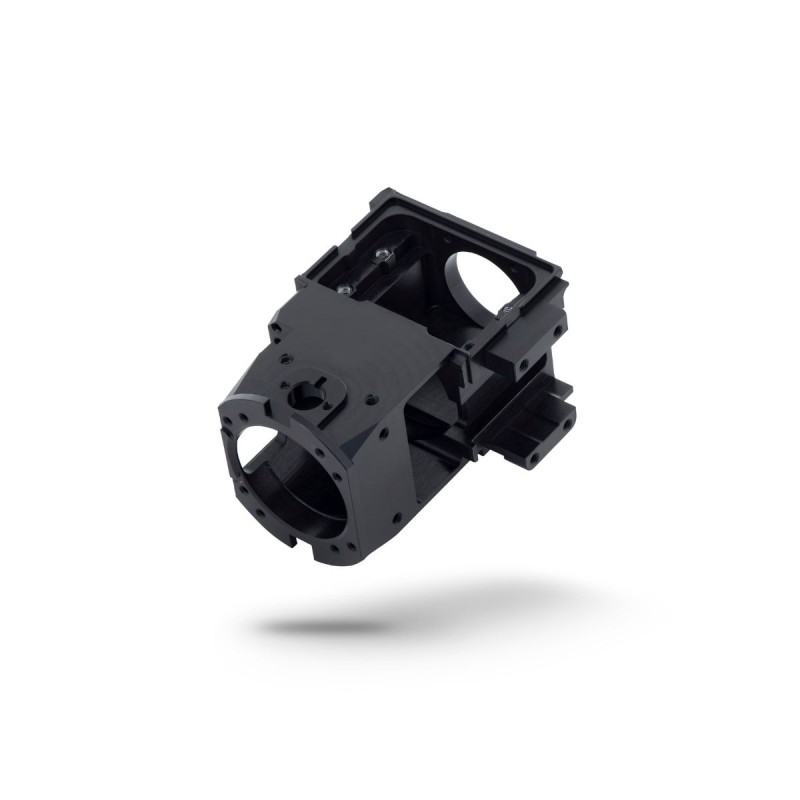 Fertigungsteil_Aluminium_Medizintechnik_Optische Industrie_Drehfräsen_Eloxieren_Schwarzbeschichtung